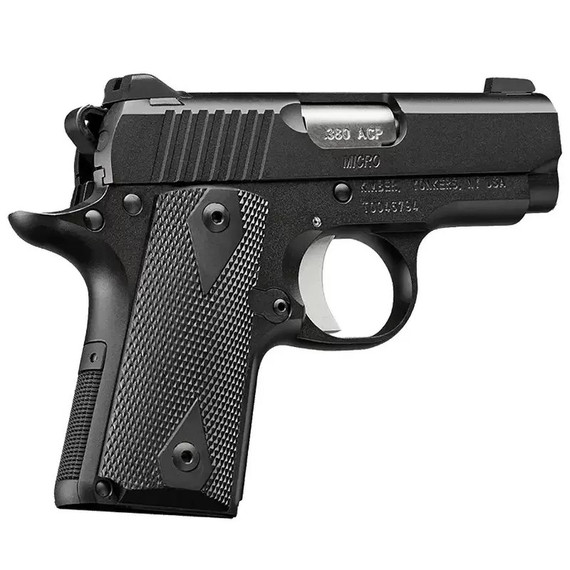 Kimber Micro 380, .380 ACP, 2.75" Barrel, 7 Rds, Black - 669278376011 