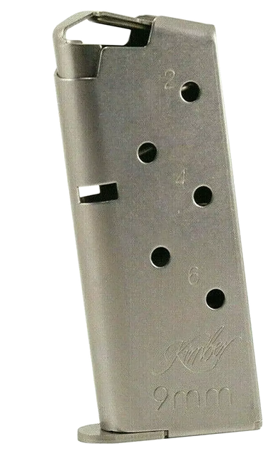 Kimber Micro 9, 9MM, 6 Rds, Stainless Steel