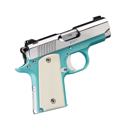 Kimber Micro 9 Bel Air, 9MM, 3.15" Barrel, 6 Rds, Bel Air Blue - 669278331102 