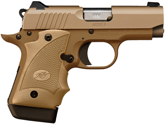 Kimber Micro 9, 9MM, 3.15" Barrel, 7+1 Rds, KimPro Black Stainless Steel Slide - 669278332475 