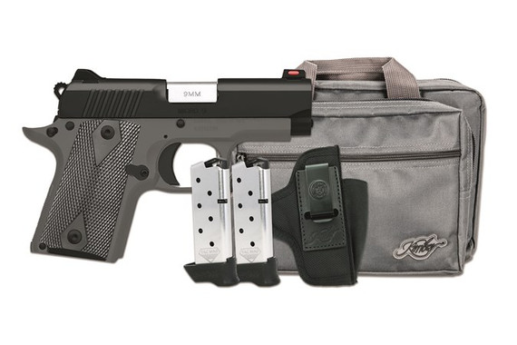 Kimber Micro 9 RTC, 9MM, 3.15" Barrel, 7 Rds, Black/Grey Shadow Ghost Finish - 669278332529 