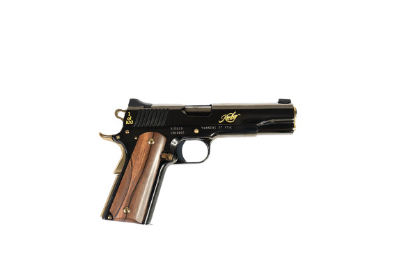 Kimber 1911 Black Gold, 45 ACP, 5.00" Barrel, 7 Rds, Diamond-Like Coating - 756542284889 