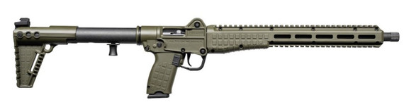 Kel-Tec SUB2000 Gen 3, 10MM, 16.15" Barrel, 15 Rds, Olive Green - 640832011265 