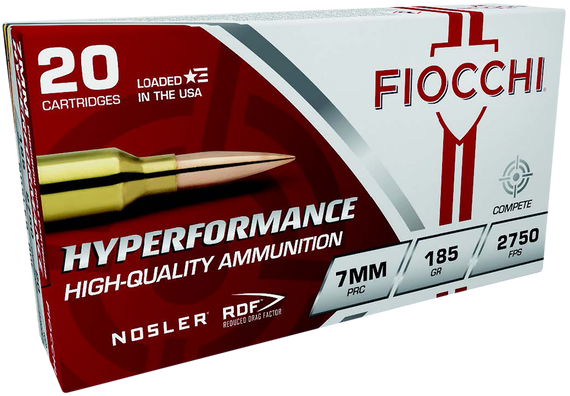 Fiocchi Hyperformance, 7mm PRC, 185 Grain, 200 Rds - 762344713632 
