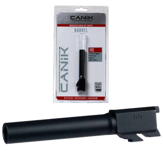 Canik Steel Drop in Barrel, Match Grade, Black - 787450695375 