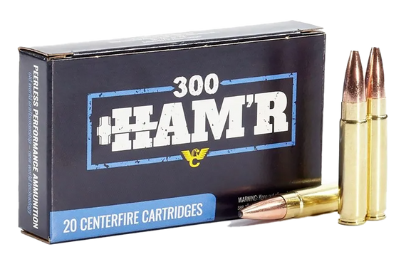 Wilson Combat A300HMR135HB, 300 HAM'R, 135 gr Speer HAM'R Bonded, Brass - 810025503567 