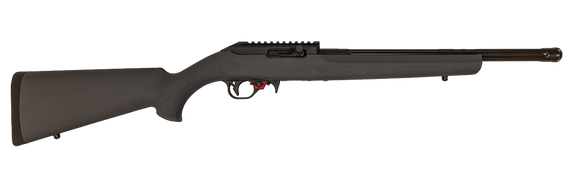 Franklin Armory F22, 22 LR, 16.00" Barrel, Black Heavy Fluted Threaded, Gray Hogue OverMolded - 818725013515 