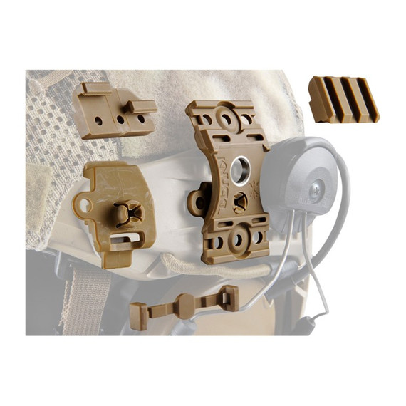 Unity KNUCKL Kit, Helmet Mount, Flat Dark Earth - 859114006343 