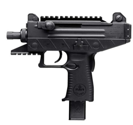 IWI UZI Pro, 9MM, 4.5" Barrel, 25 Rds, Black 