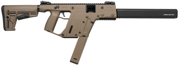Kriss Vector CRB G2, 45 ACP, 16.00" Barrel, 30+1 Rds, Flat Dark Earth - 810237023235 