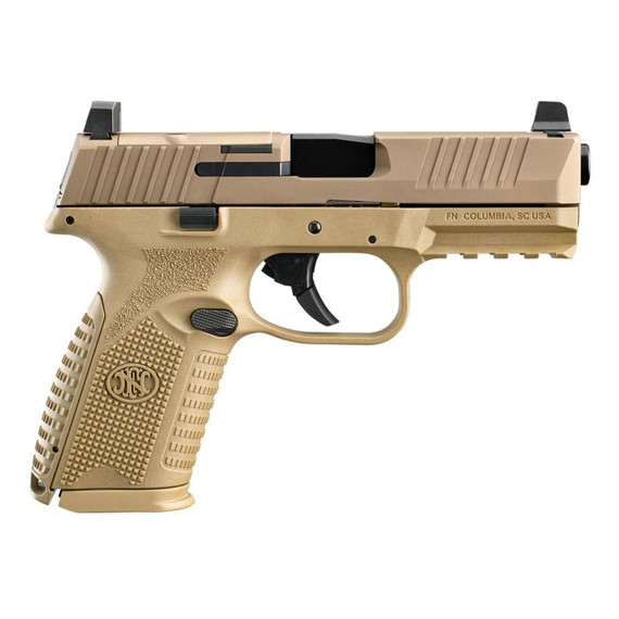 FN 509 Midsize MRD, 9MM Luger, 4.00" Barrel, 10 Rds, Flat Dark Earth - 845737011574 
