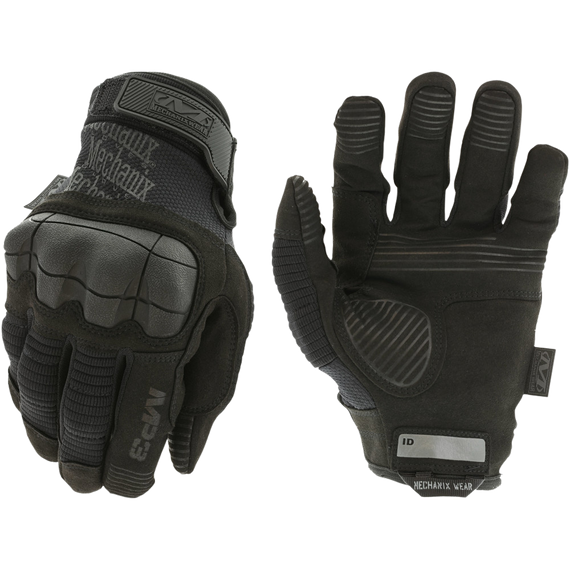 Mechanix Wear M-Pact 3, Black Synthetic Leather, Small, Velcro Closure - 781513621738 