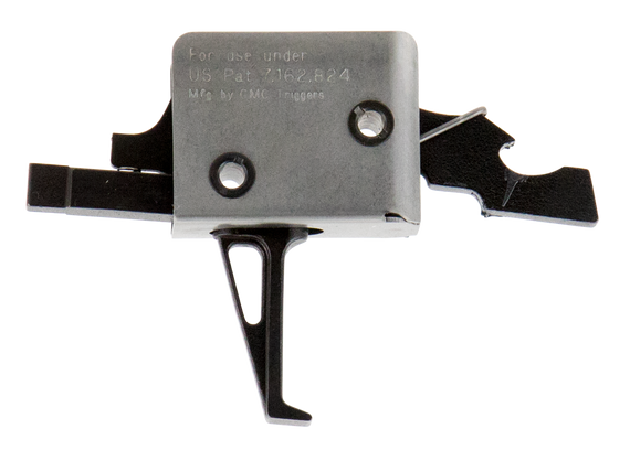 CMC Triggers 90503 Drop-In Competition Single-Stage Flat Trigger, 2.5 lbs Pull Weight, Black Finish - 859464006512 