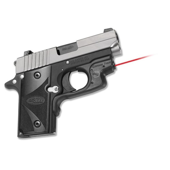 Crimson Trace Laserguard SIG Sauer P238 & P938, Red Laser, Black Finish - 610242001187 