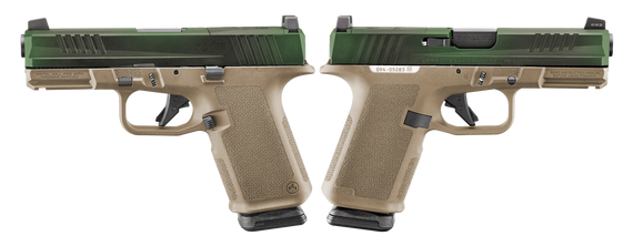 Ruger RXM, 9MM, 4.00" Barrel, 15 Rds, OD Green/Coyote Tan - 756542286272 