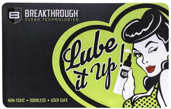 Breakthrough Clean BTRGMP Pistol Cleaning Mat, Neoprene/Polyester, 17" Long - 852712005312 