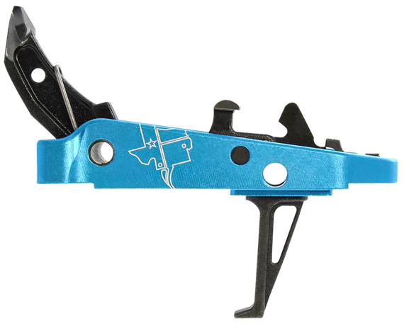 CMC Triggers Drop-In Trigger Group 2.0, Single-Stage Flat, Blue Finish
