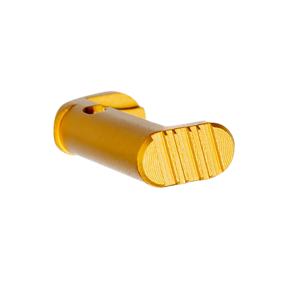 Tyrant CNC Hellcat Magazine Release, Gold Aluminum, Anodized - 612789318674 