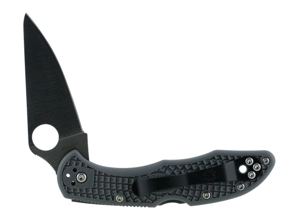 Spyderco Delica 4, Gray FRN Handle, VG-10 SS Blade - 716104003075 