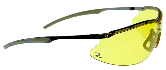 Radians CSB1014CS Bravo Glasses, Amber Lens, Metal Frame - 674326331928 