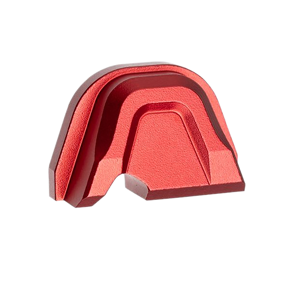 Tyrant CNC TDVP9SPRED Slide Cover Plate, 3D CNC Machined, Anodized Red - 612789317332 