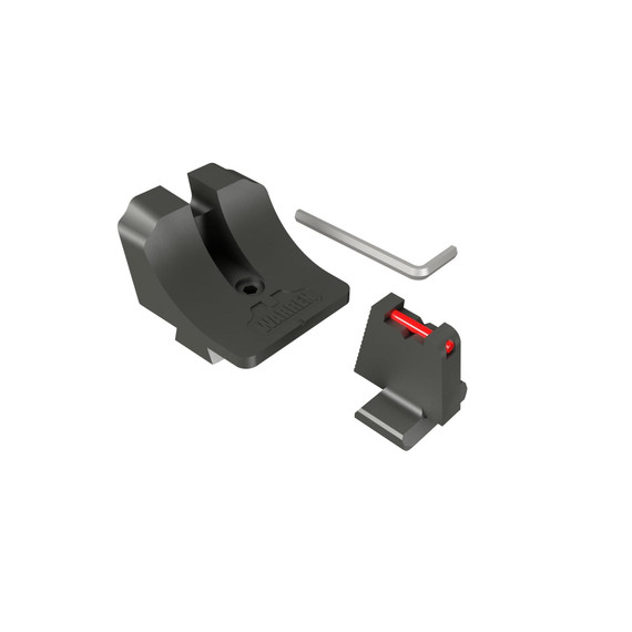 Canik Warren Tactical Suppressor Sight, Fiber Front, Wide Blacked-Out Rear - 787450717640 