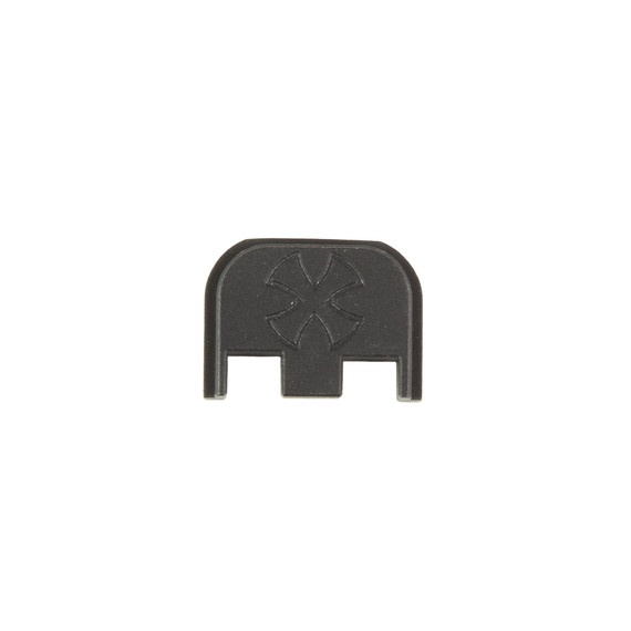Noveske DM Slide End Plate, DLC Finish, Noveske Cross Logo 