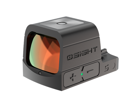 Olight Osight S, Handgun Optic, 2 MOA Red Dot & 32 MOA Circle, Enclosed Emitter, Black Anodized - 6978095650025 