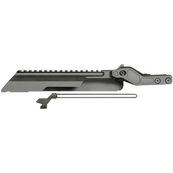 Midwest AK Alpha Series Krink Railed Top Cover, Black, Aluminum