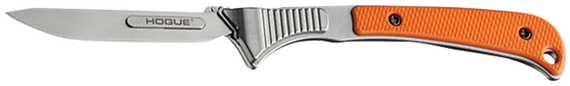 Hogue Expel, High Carbon Steel Blade, Orange G10 Scales/SS Handle - 743108358740 