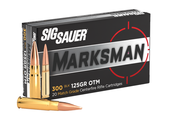 SIG Sauer Marksman, .300 Blackout, 125 Grain, 20 Rds - 798681514489 