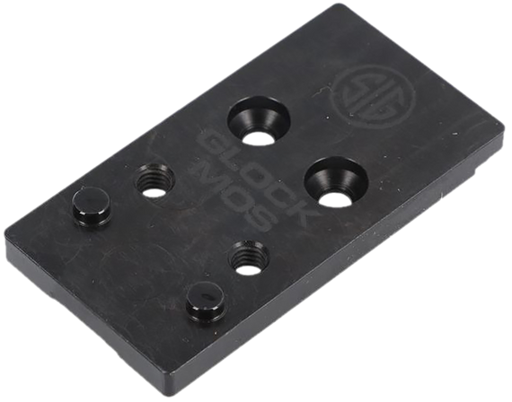 SIG Sauer Romeo2 Adapter Plate, Black, Glock MOS - 798681660032 