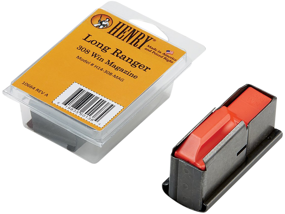 Henry Long Ranger H14308MAG, 308 WIN, 4rd, Blued Steel - 619835601384 