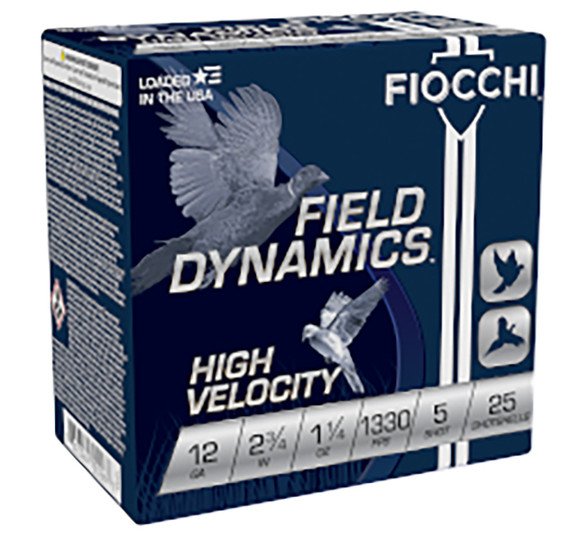 Fiocchi Hi-Vel 12ga, 2.75" Barrel, 25 Rds, High Velocity - 762344700267 