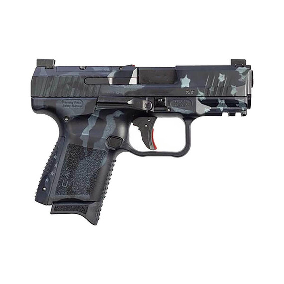 Canik TP9 Elite SC, 9MM Luger, 3.60" Barrel, 12/15 Rds, We the People Blue - 787450850033 