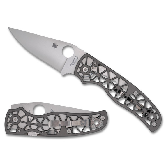 Spyderco Edgerati, Compression Lock, Satin Finish - 716104017942 