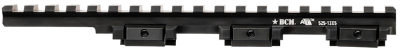 Bravo Company A/T Optic Riser 525-13X5, Black Anodized, 18 Slots - 812526023919 