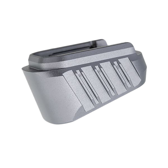Tyrant CNC Hellcat Magazine Extension, 7000 Series Aluminum, Grey - 612789318353 