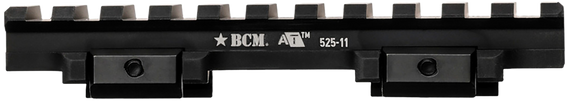 Bravo Company A/T Optic Riser 525-11, Black Anodized, 11 Slots - 812526023889 