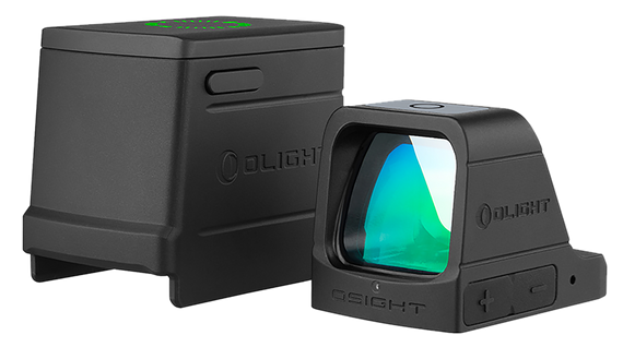 Osight 3 MOA, Handgun Optic, 3 MOA Green Dot, Open Emitter, RMR Footprint, Matte Black - 6975498004066 