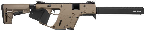 Kriss Vector CRB Gen2, 9MM, 16.00" Barrel, 10+1 Rds, Flat Dark Earth - 810237023136 