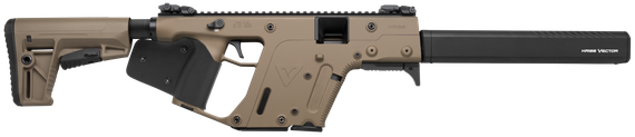 Kriss Vector CRB Gen2, 9MM, 16.00" Barrel, 10+1 Rds, Flat Dark Earth - 810237023136 