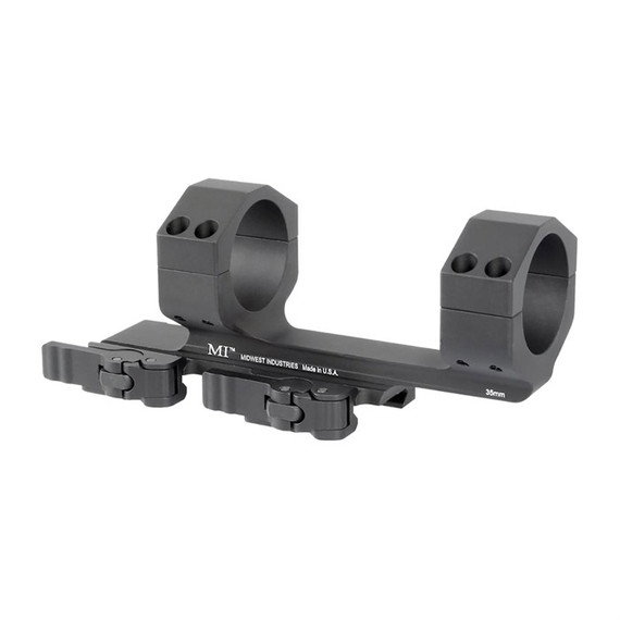 Midwest QD Scope Mount, Quick Detach, Black - 812102032274 