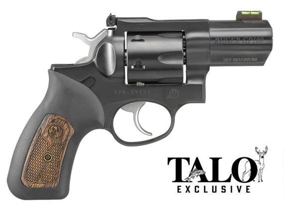 Ruger GP100, .357 Magnum, 3.00" Barrel, 6 Rds, Blued - 736676017904 