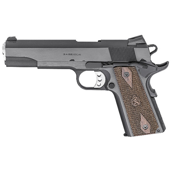 Springfield 1911 Garrison, 45 ACP, 5.00" Barrel, 7 Rds, Blued - 706397943578 