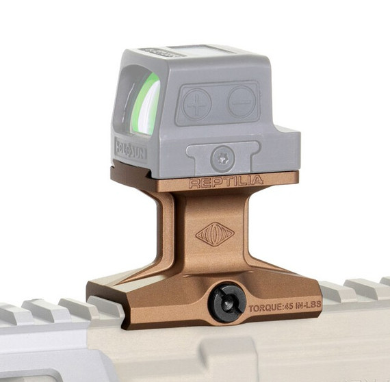 Reptilia DOT Mount Holosun 509T, 1.93" Height, FDE Anodized - 850022282249 