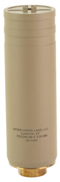 Otter Creek Polonium-K Suppressor, Direct Thread, Flat Dark Earth - 664533654163 