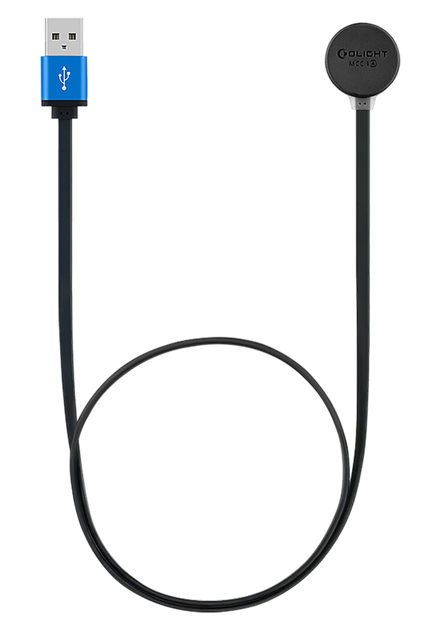 Olight MCC1A Black, Magnetic USB Charging Cable, Anodized 