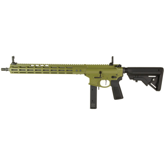 Noveske GEN4 N9, 9MM, 16.00" Barrel, 32 Rds, Bazooka Green Cerakote - 840906137055 