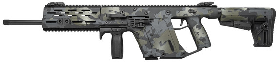 Kriss Vector CRB-E, .22LR, 16.00" Barrel, 10 Rds, Camo Black - 811607032802 
